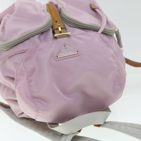 PRADA Backpack Nylon Pink Auth ki3411 - Picture 6 of 16